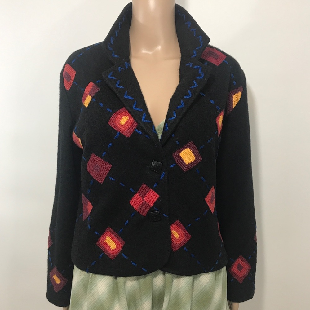 Sandy Starkman Crocheted Jacket